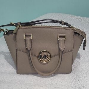 Michael Kors Tan Leather Satchel